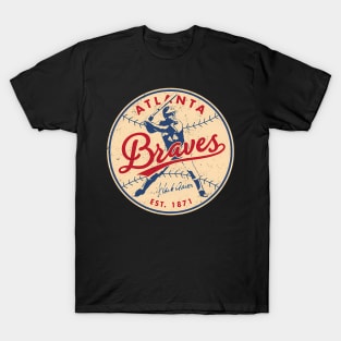 Atlanta Braves 1 By Buck T-Shirt